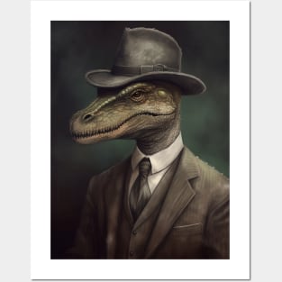 Tryin' to be a Cool Dragon in Suit Posters and Art